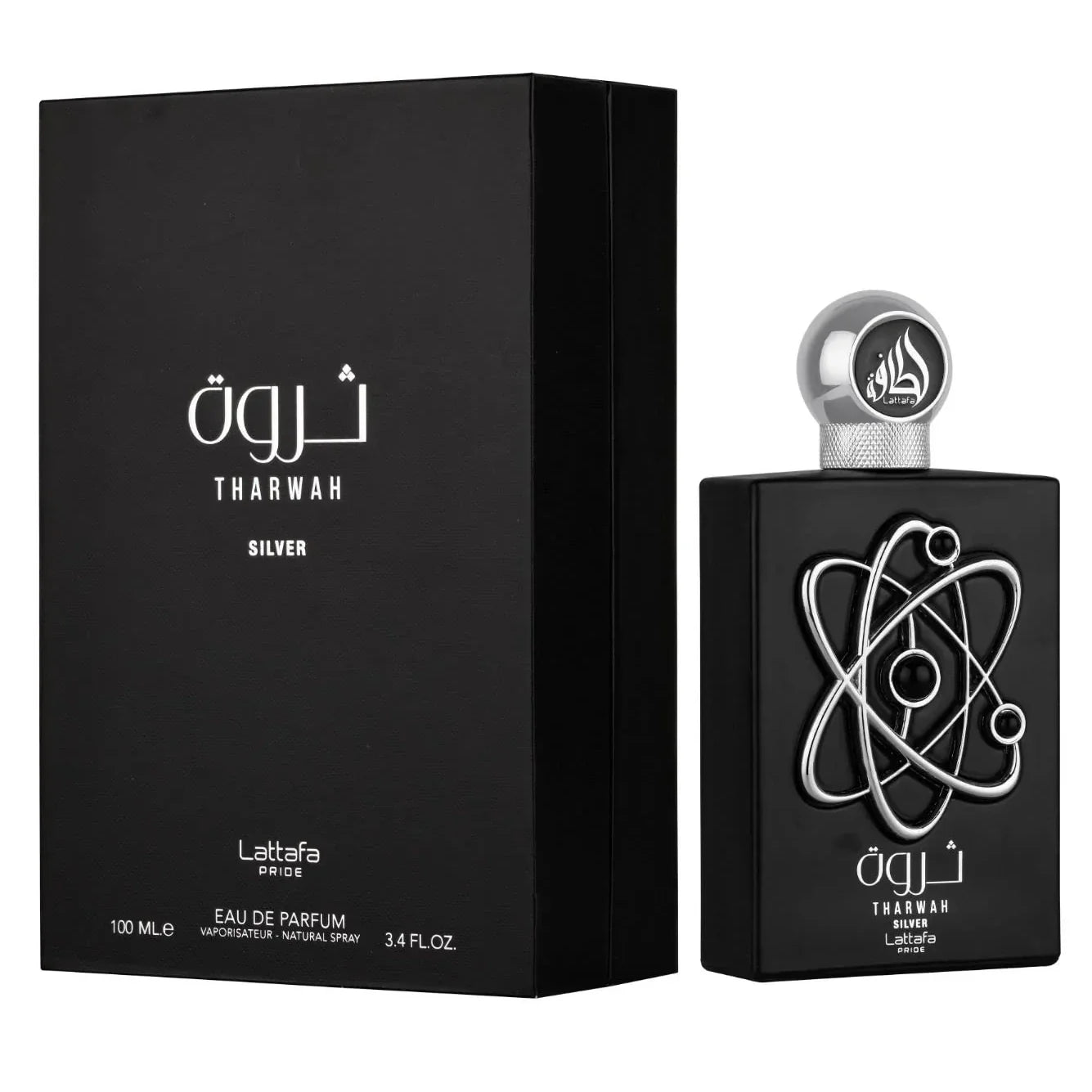 LATTAFA Tharwah Silver 3.4 oz EDP for men